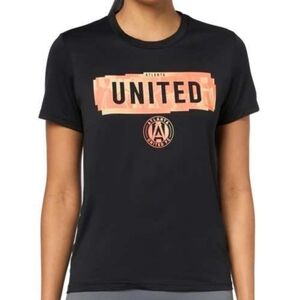 Adidas Atlanta United FC Women’s PreGame Tee | 2XL | NWT | Black Sports Top